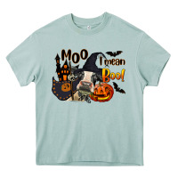 Arona Moo I Mean Boo Holstein Cow Heavy Core Tee - LillyAllenDesigns