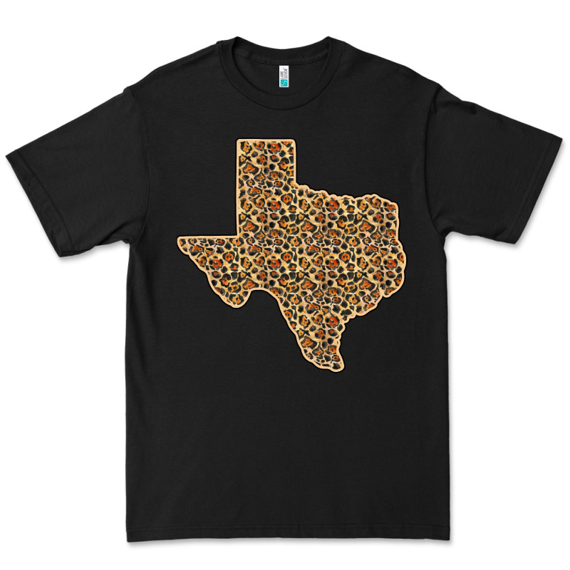 Western Texas Map Leopard Pattern Premium Tee by Bettercallsaul | Teevron