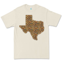 Bone Western Texas Map Leopard Pattern Premium Tee - Bettercallsaul