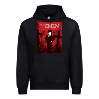 Black The Omen Horror Movie Urban Hoodie - minhPixels