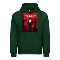Forest Green The Omen Horror Movie Urban Hoodie - minhPixels