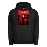 Pigment Black The Omen Horror Movie Urban Hoodie - minhPixels