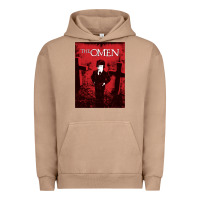 Pigment Burro The Omen Horror Movie Urban Hoodie - minhPixels