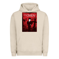 Pigment French Oak The Omen Horror Movie Urban Hoodie - minhPixels