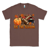 Chestnut Tis' the season Football and maroon helmet Classic Tee - NancyCooperArtShop