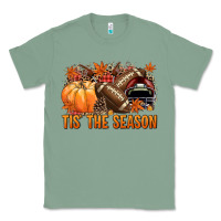 Sage Tis' the season Football and maroon helmet Classic Tee - NancyCooperArtShop