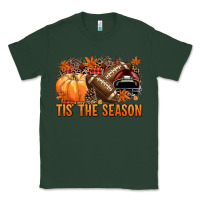 Sports Green Tis' the season Football and maroon helmet Classic Tee - NancyCooperArtShop