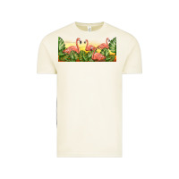 Vintage Arctic flamingos with sunset Vintage Tee - TumblerDesignByShophia