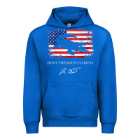 Cobalt Don_t Tread On Florida Governor Ron DeSantis 2022 USA Flag Urban Hoodie - minhPixels