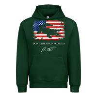 Forest Green Don_t Tread On Florida Governor Ron DeSantis 2022 USA Flag Urban Hoodie - minhPixels