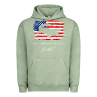 Pigment Oil Green Don_t Tread On Florida Governor Ron DeSantis 2022 USA Flag Urban Hoodie - minhPixels