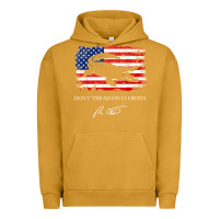 Pigment Peanut Butter Don_t Tread On Florida Governor Ron DeSantis 2022 USA Flag Urban Hoodie - minhPixels