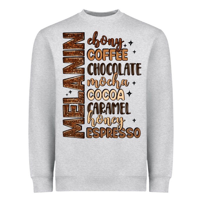 Melanin Shades Of Brown Heavyweight Sweatshirt by LillyAllenDesigns | Teevron