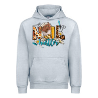 Heather Grey nail hustler Urban Hoodie - AdoDesignShop