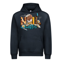 Navy nail hustler Urban Hoodie - AdoDesignShop