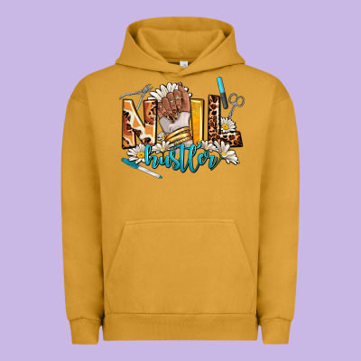 Nail Hustler Urban Hoodie Designed By Adodesignshop