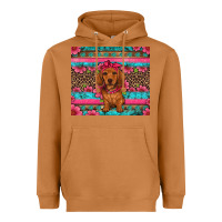 Meerkat dachshund puppy floral Heavyweight Hoodie - Artiststas