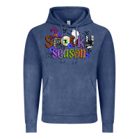 Vintage Denim spooky season Vintage Hoodie - CowGirlArtShop