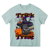 Arona Trick Or Treat Black Angus Heifer Heavy Core Tee - LillyAllenDesigns