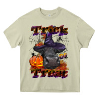 Mossy Trick Or Treat Black Angus Heifer Heavy Core Tee - LillyAllenDesigns