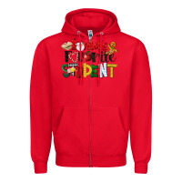 Red santa's favorite student christmas Zipper Hoodie - LillyAllenDesigns