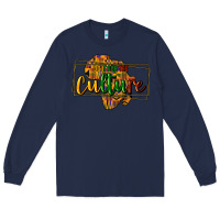 Navy Do it for the culture Long Sleeve Tee - HowdyJamesFarm