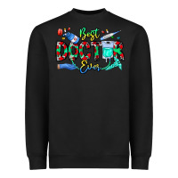 Black Best Doctor Ever Heavyweight Sweatshirt - CowhideDigitalArt