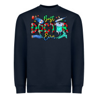 Navy Best Doctor Ever Heavyweight Sweatshirt - CowhideDigitalArt