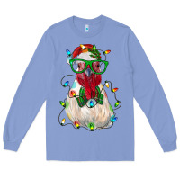 Colony Blue christmas rooster Long Sleeve Tee - RanaPortraitStore