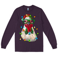 Plum christmas rooster Long Sleeve Tee - RanaPortraitStore