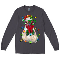 Smoke christmas rooster Long Sleeve Tee - RanaPortraitStore