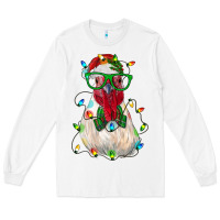 White christmas rooster Long Sleeve Tee - RanaPortraitStore