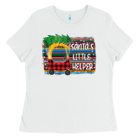 White Santas Little helper Ladies Tee - Bettercallsaul