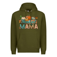 Army Green thankful mama Premium Hoodie - BundleAndBundleShop