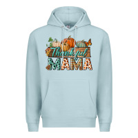 Blue Mist thankful mama Premium Hoodie - BundleAndBundleShop