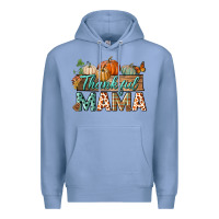 Colony Blue thankful mama Premium Hoodie - BundleAndBundleShop