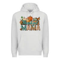 Dove Grey thankful mama Premium Hoodie - BundleAndBundleShop