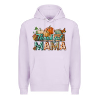 Lilac thankful mama Premium Hoodie - BundleAndBundleShop