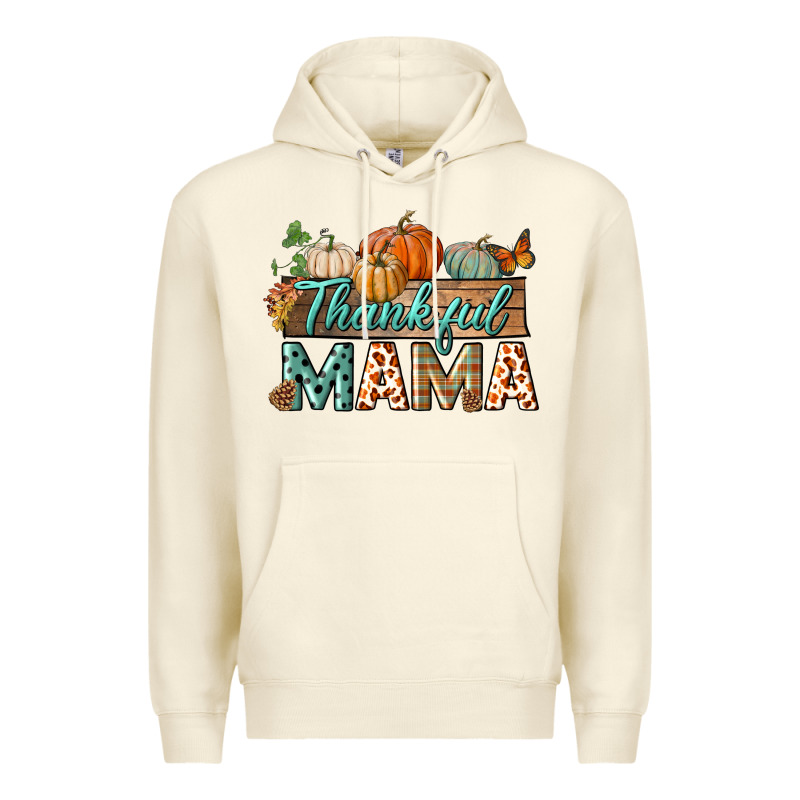 Thankful Mama Premium Hoodie by BundleAndBundleShop | Teevron
