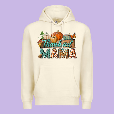Thankful Mama Premium Hoodie Designed By Bundleandbundleshop