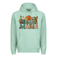 Seafoam thankful mama Premium Hoodie - BundleAndBundleShop