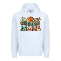White thankful mama Premium Hoodie - BundleAndBundleShop