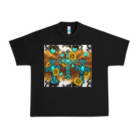 Black western crosses and sunflowers Urban Heavy Tee - TumblerDesignByShophia