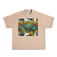 Burro western crosses and sunflowers Urban Heavy Tee - TumblerDesignByShophia