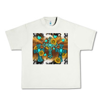 Pistachio western crosses and sunflowers Urban Heavy Tee - TumblerDesignByShophia