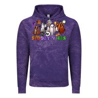 Cloud Purple spooky vibes sports ghosts Vintage Hoodie - CowGirlArtShop