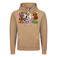 Vintage Coffee spooky vibes sports ghosts Vintage Hoodie - CowGirlArtShop