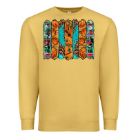 Antique Gold basketball serape cowhide turquoise leopard glitter  brushstrokes Premium Sweatshirt - Artiststas