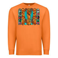 Carrot basketball serape cowhide turquoise leopard glitter  brushstrokes Premium Sweatshirt - Artiststas