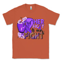Copper Her fight is our fight purple ribbon Classic Tee - NancyCooperArtShop